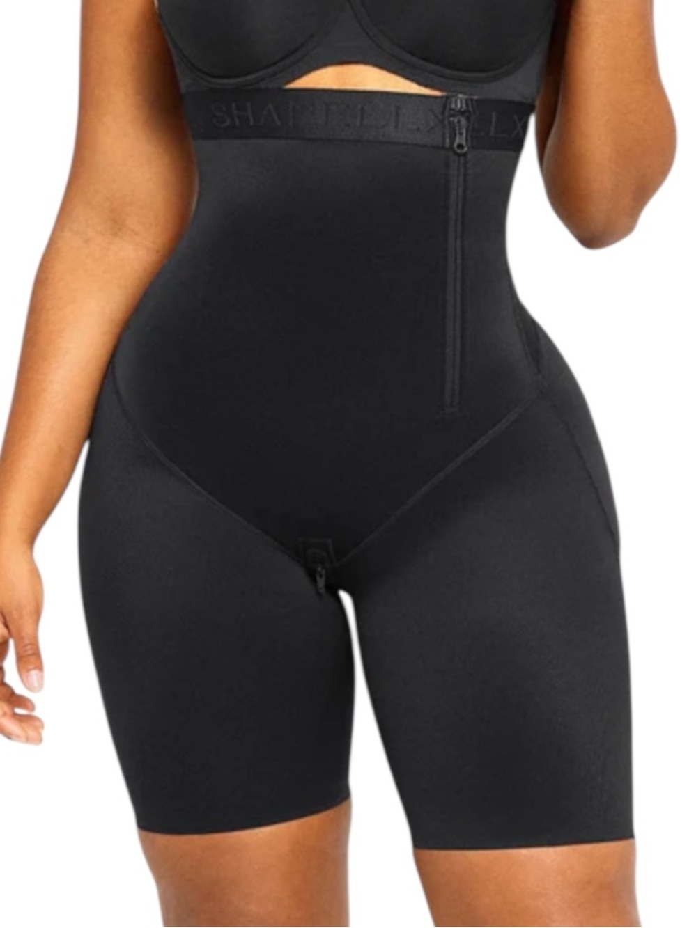 Shapellx Boot Yeah Silksculpt High Waisted Short Black Shapewear Compression